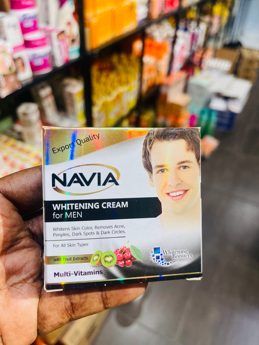 NAVIA Whitening Cream with Whitening Booster for Men (Multivitamin) with Fruit Extract - 30 Gms Brand: Generic Navia