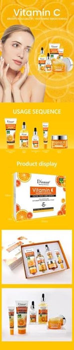 Dissar Vitamina C Facial Care Set Whitening Anti-Again Face Moisturizing Disaar