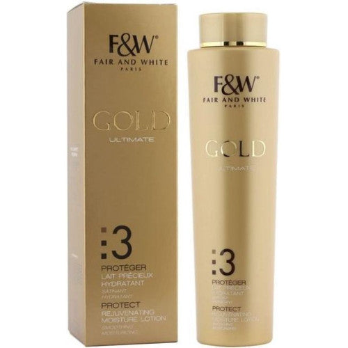 Fair & White 3: Gold Rejuvenating Moisture Lotion 500ML / 17.6 FL. OZ Fair and White