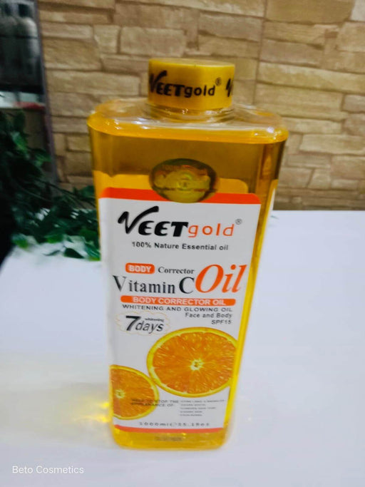 Veet Gold Vitamin C Super Whitening Oil 1000 ml (Copy) Veet Gold