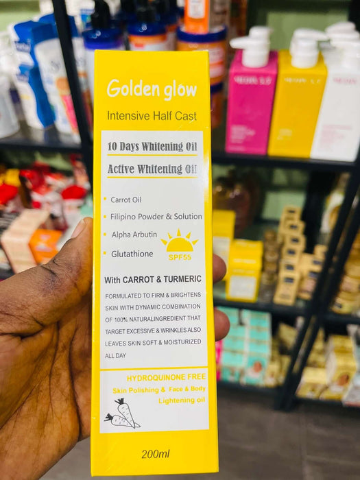 Golden glow 10 days Whitening Oil 200ml Golden Glow