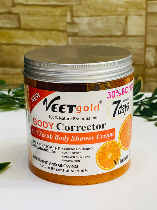 Veet Gold Vitamin C Super Whitening Salt Body Scrub Veet Gold