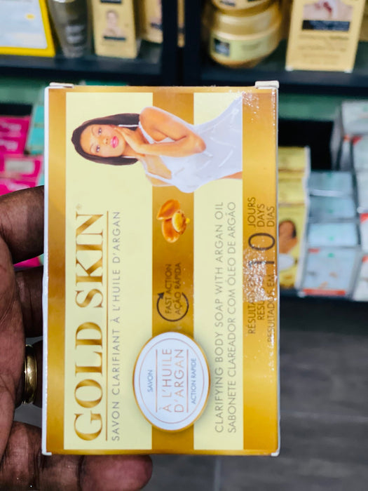 Gold Skin with Argan oil Soap 6.08oz/180g Gold Skin