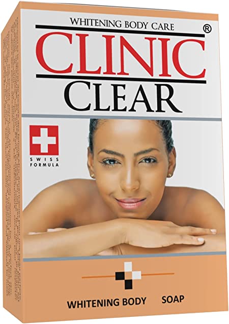 Clinic Clear Swiss Formula Whitening Body Care Soap 8oz Dodo Cosmetics