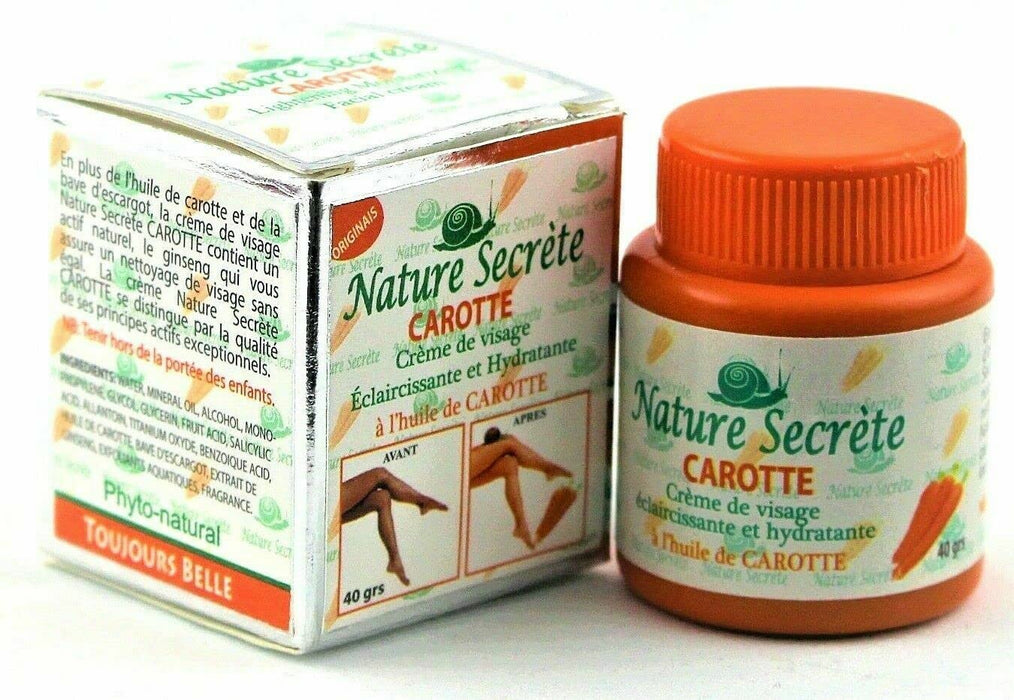 Nature Secrete Carotte Brightening And Moisturizing Face Cream with Carrot Oil 40g Nature Secrete