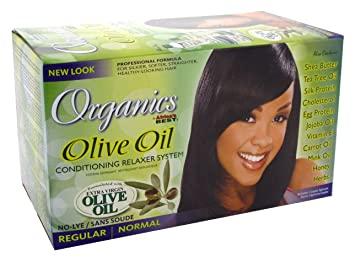 Organics Olive Oil Twin Pack Conditioning Relaxer System Africa's Best