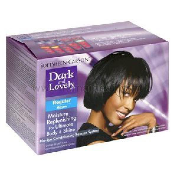 Dark and Lovely Kit No-Lye Relaxer Regular 1 Application Dark & Lovely